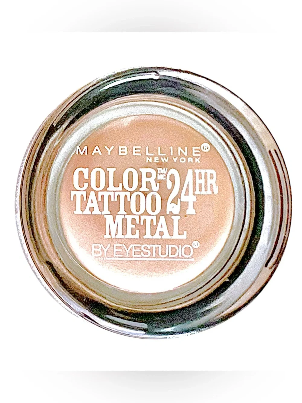 New MAYBELLINE 24hr Color Tattoo Metal Cream Eyeshadow - 70 Barely Branded